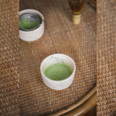 handmade ceramic matcha bowl