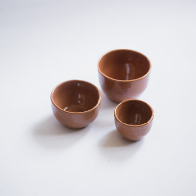 handmade ceramic barista cups sienna by mun
